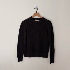Everlane Black Crew Neck Sweater